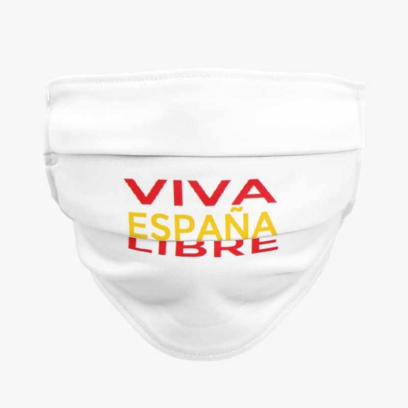 Mascarilla  "VIVA ESPAÑA LIBRE"