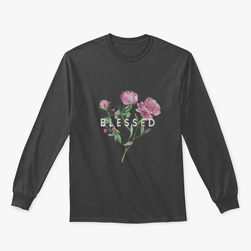 Blessed flower print design