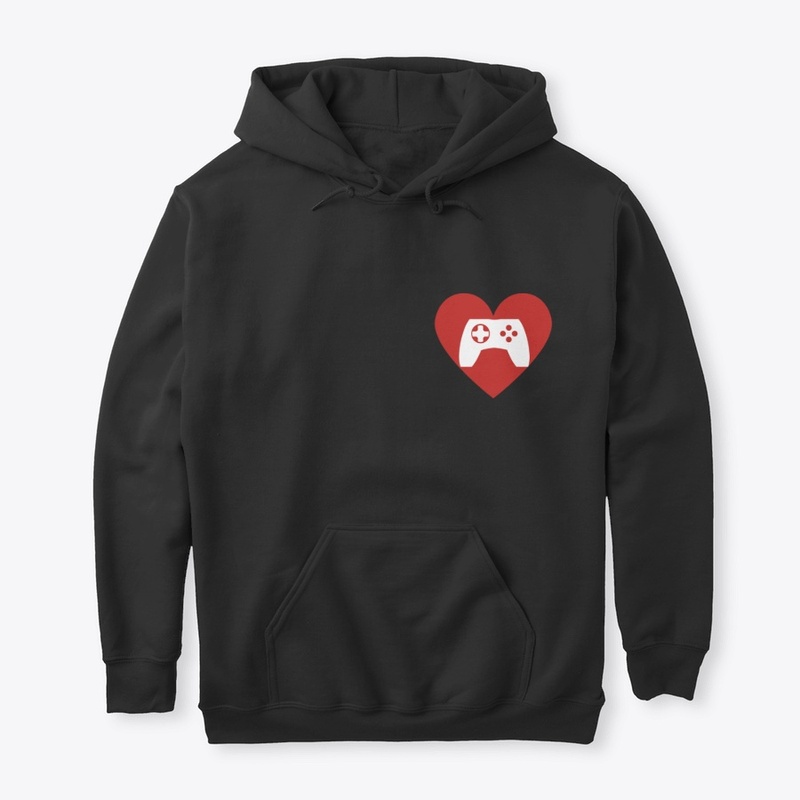 red heart love video games ,T-shirt.