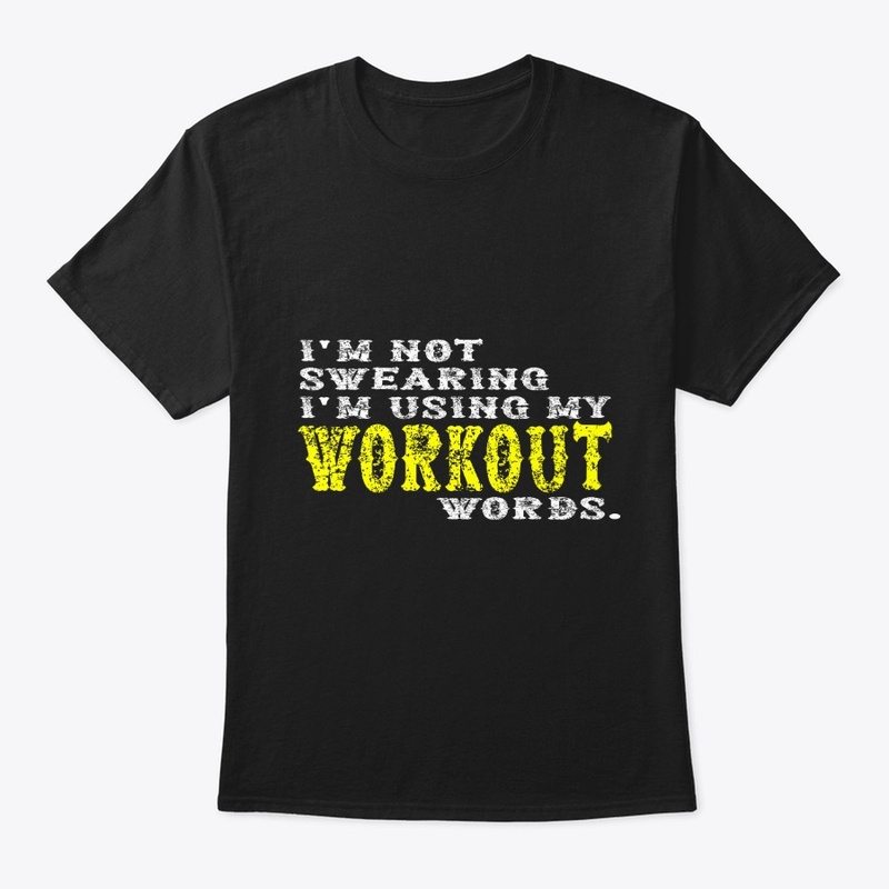 Funny Workout Words Fitness