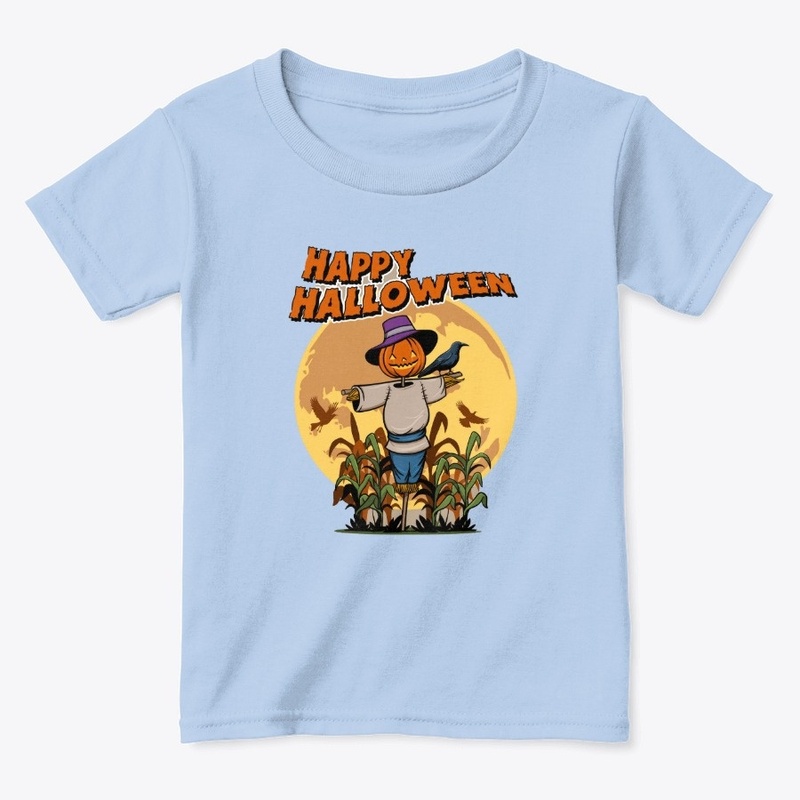 headed pumpkin scarecrow shirt