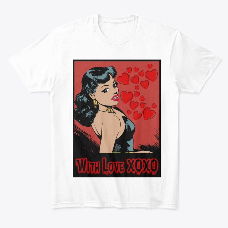 WITH LOVE XOXO TSHIRT, VAMPIRESS