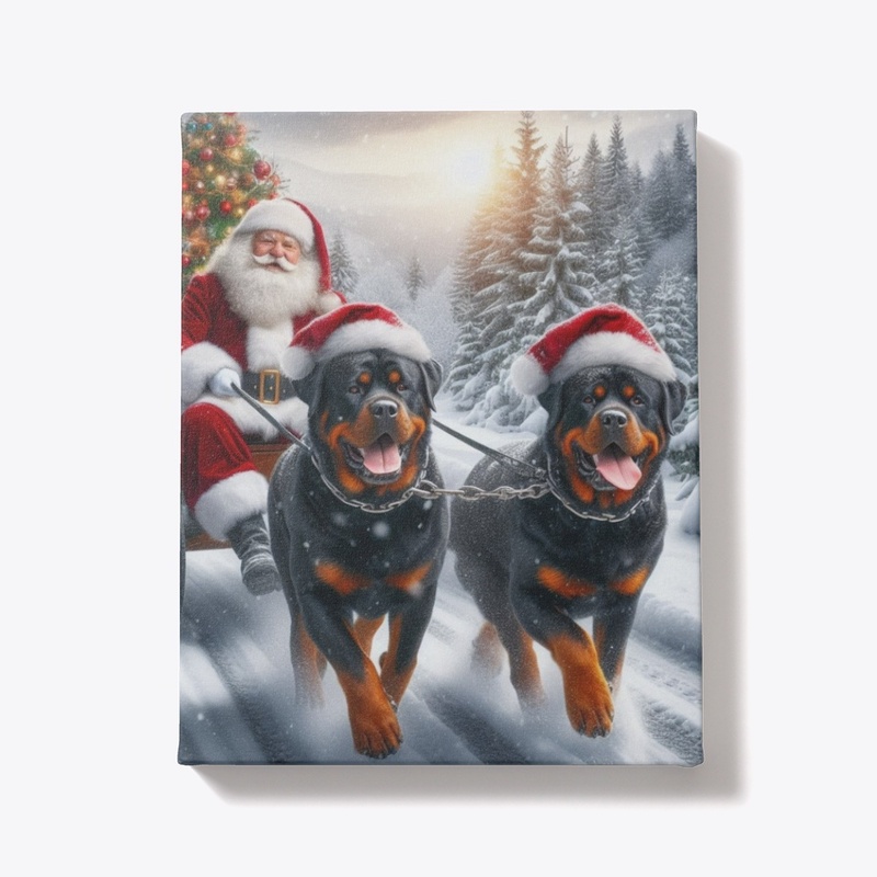 Rottweilers & Santa