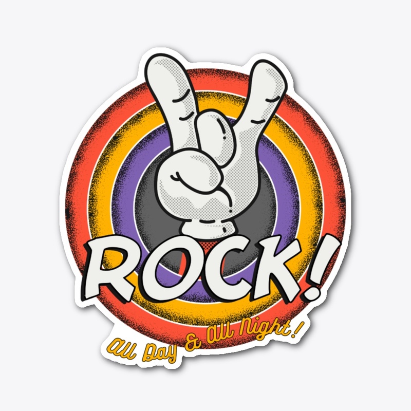Cartoon Art Rock Hand Gesture Streetwear