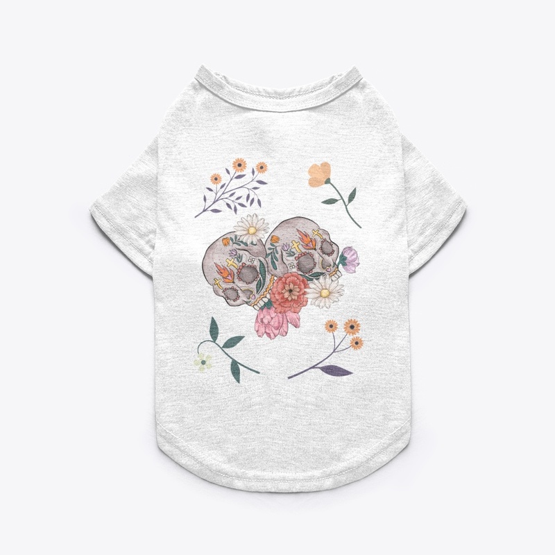 Flower skull