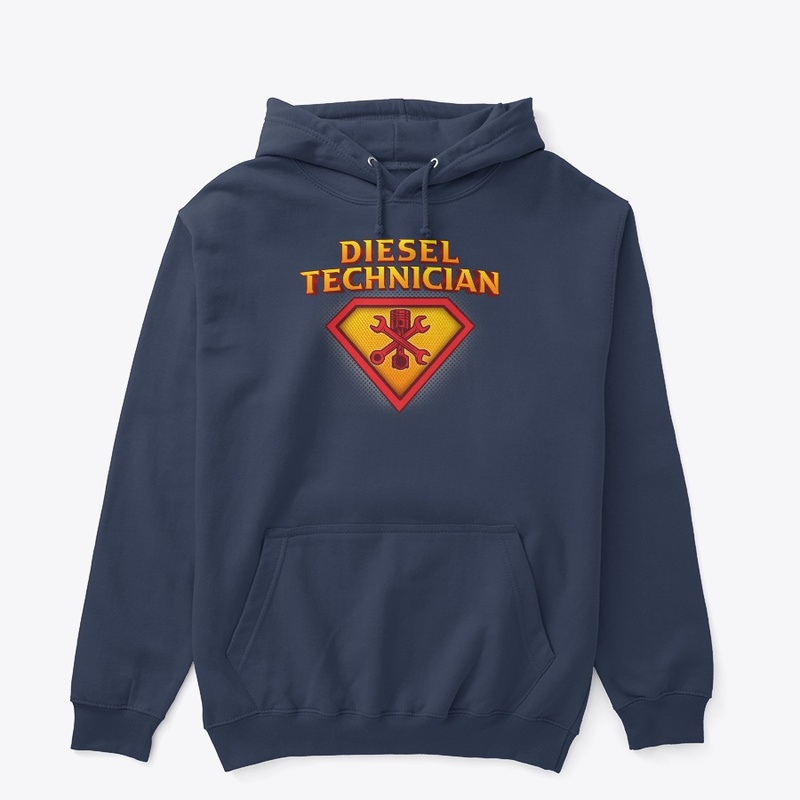Cool Superhero Diesel Technician Life