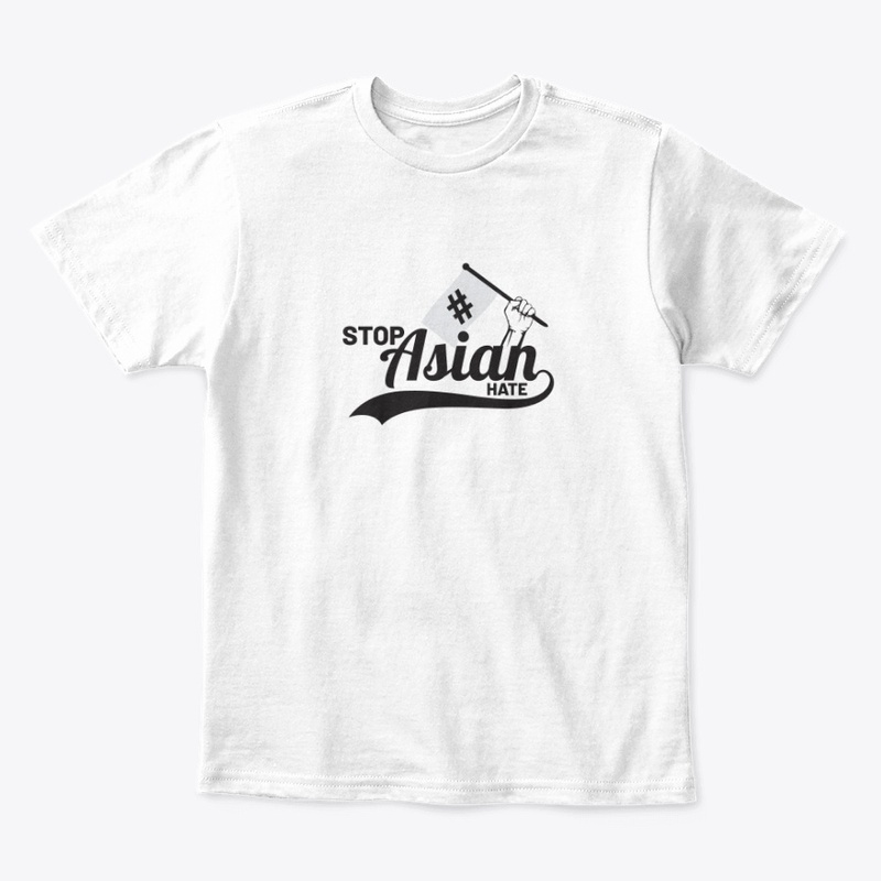 stop asian hate flag kids t shirt