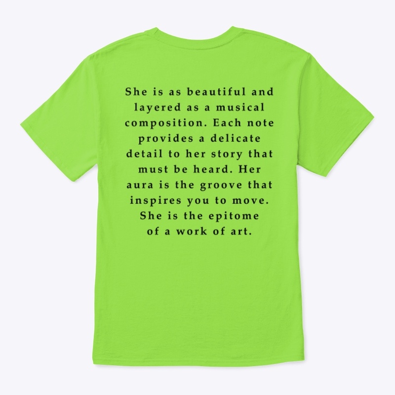 Body Of Music Poet Back Tee (Men/Uni)