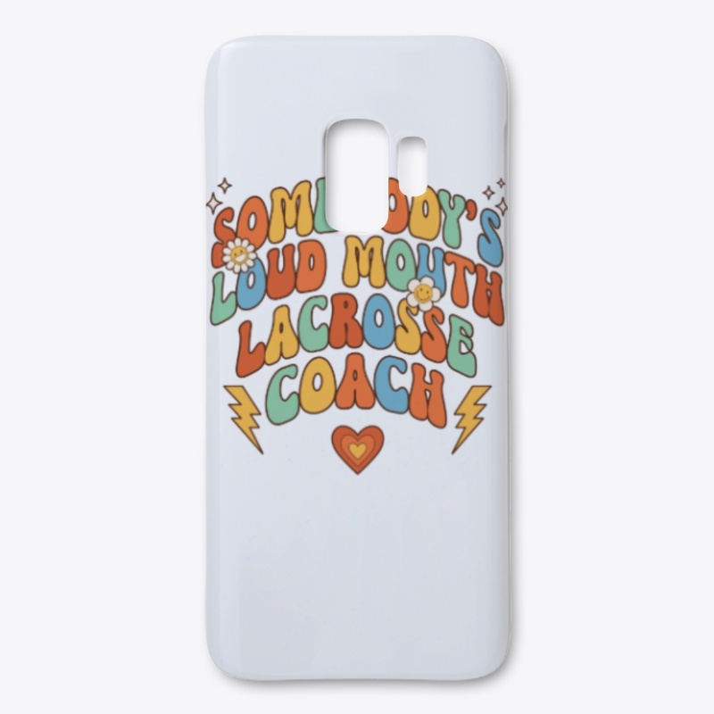 Funny Loudmouth Retro Lacrosse Coach
