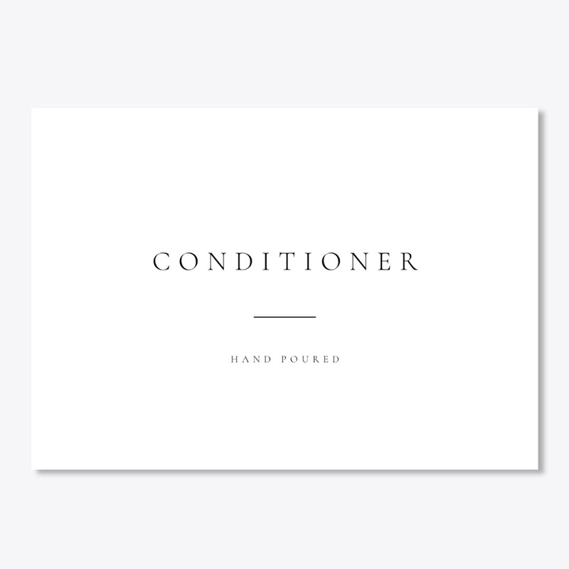 Conditioner Bottle Sticker