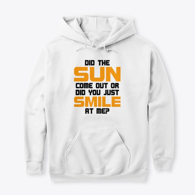 Did the sun just come out?