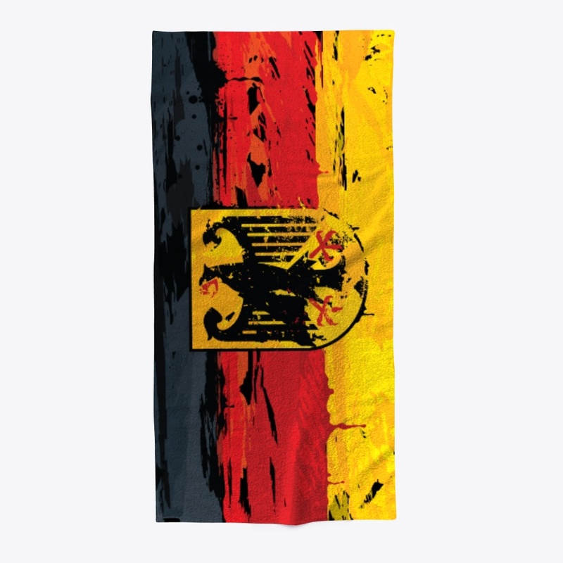 German painted flag