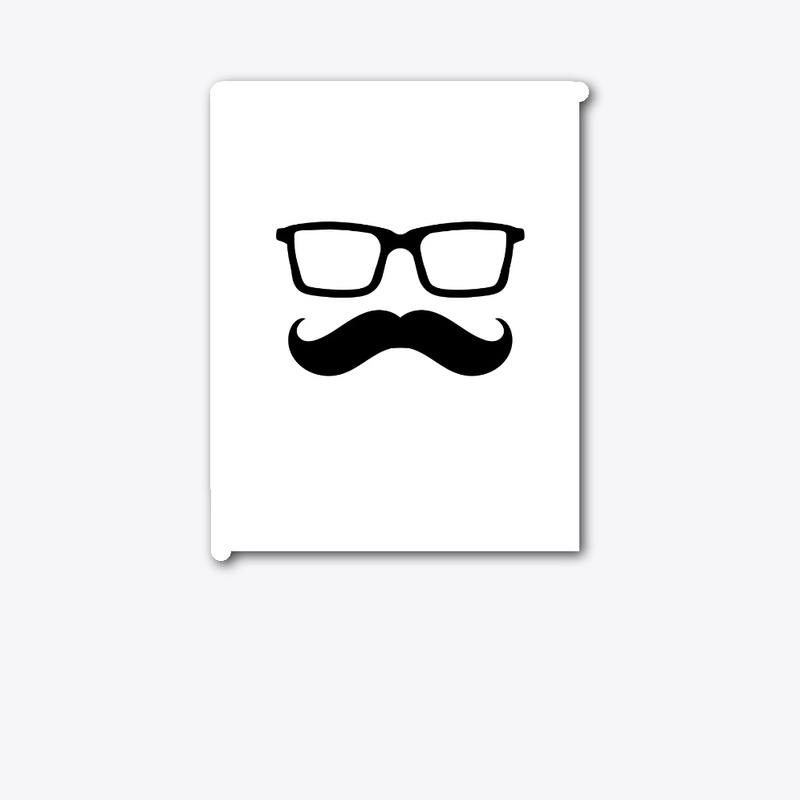 Funny  Moustache Design.