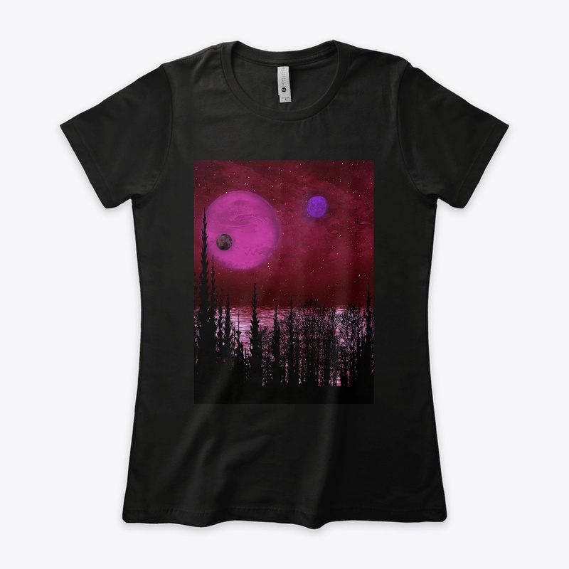 Sci-Fi Forest Landscape
