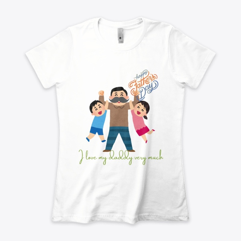 I love my daddy very much tee
