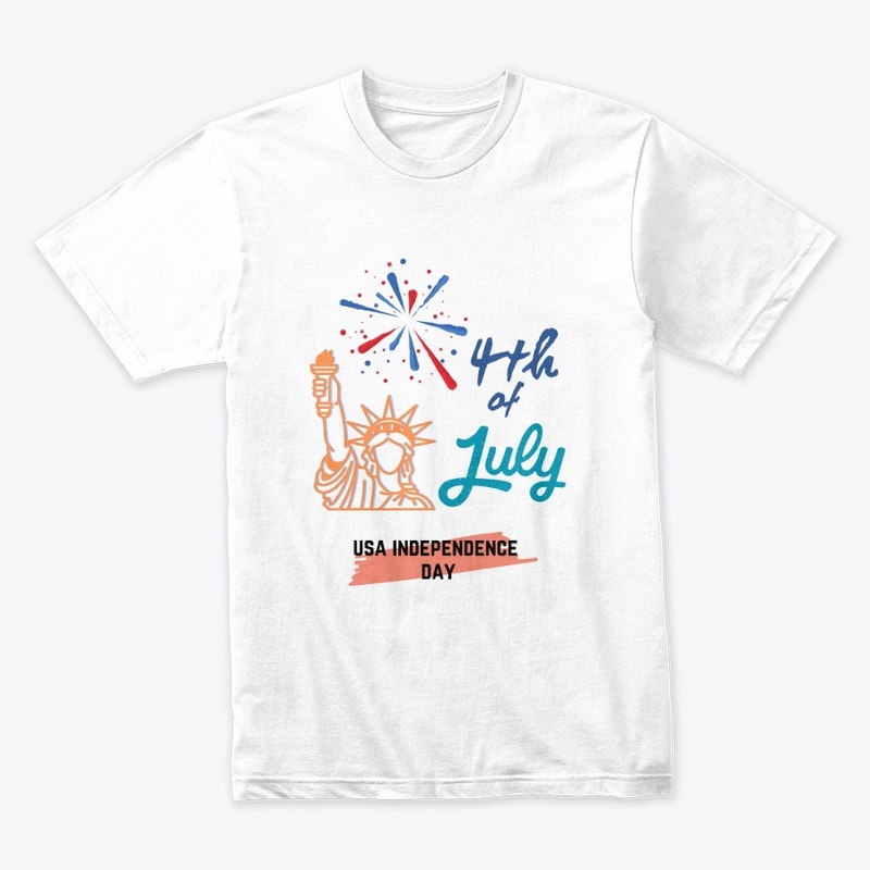 "USA independence day" White t-shirt