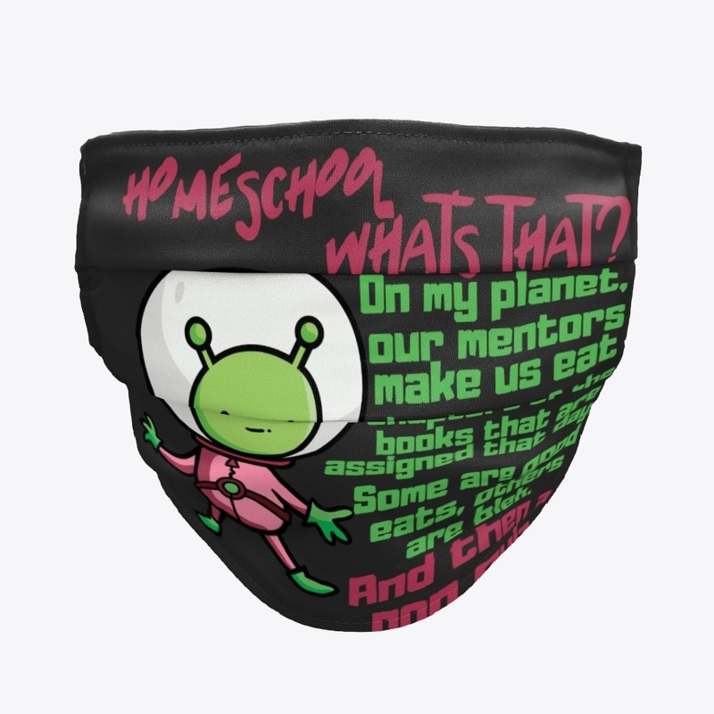 ALIENS EAT BOOKS TO LEARN NO HOMESCHOOL