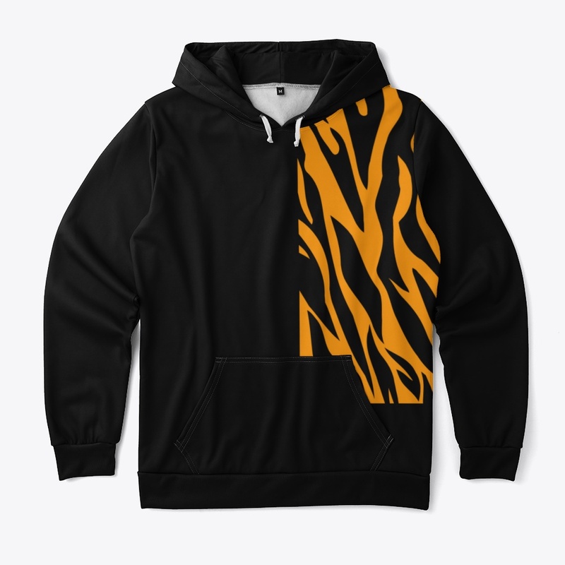 black and orange colorful shirts