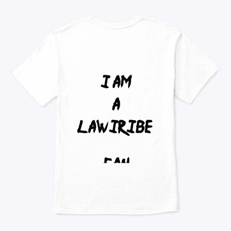 I am a lawiribe fan text and colors cat