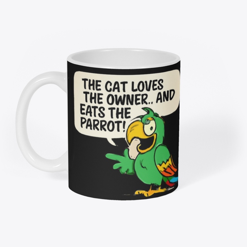 The parrot is complaining