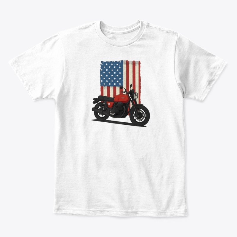 American Motorcycle T-Shirt Design