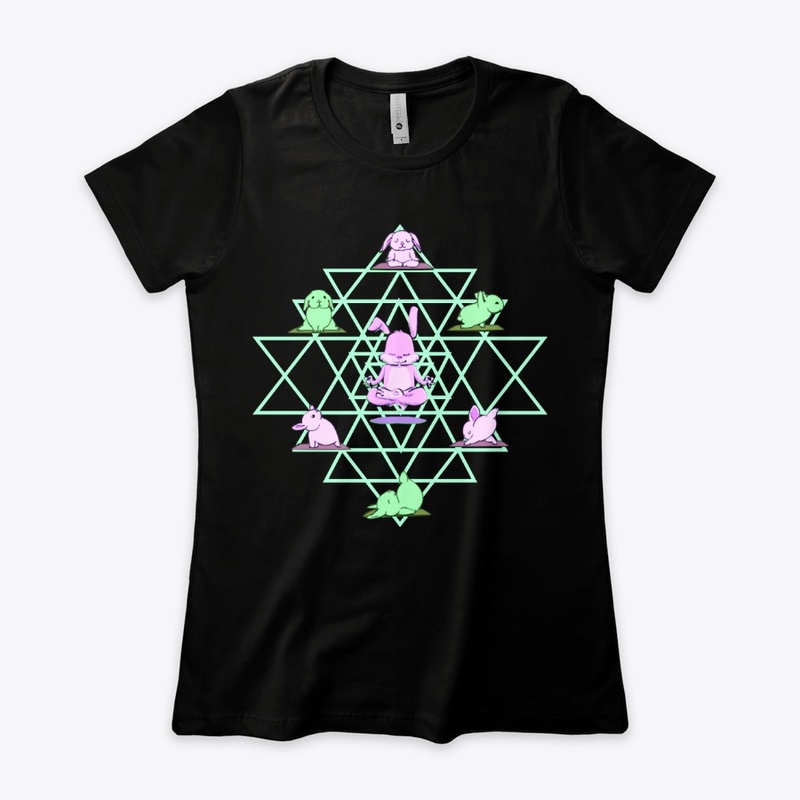 Bunnytation yoga shirt