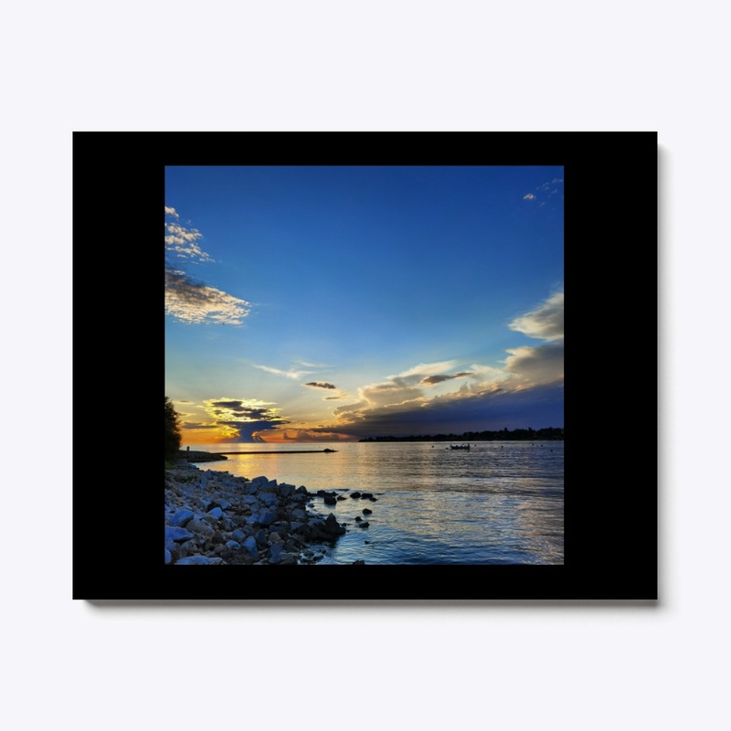 Sunset at seaside