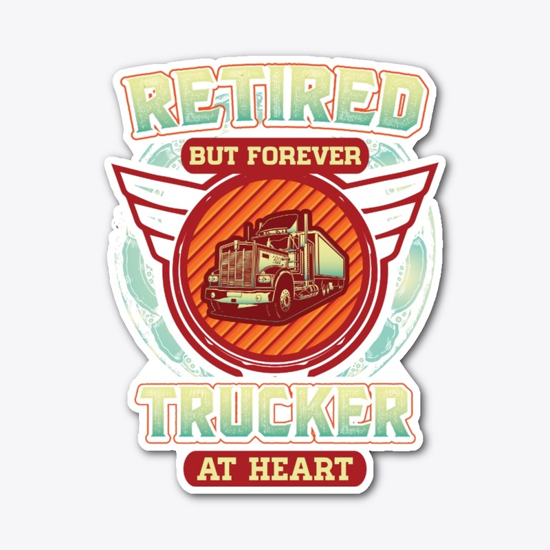 Trucker At Heart Hoodie