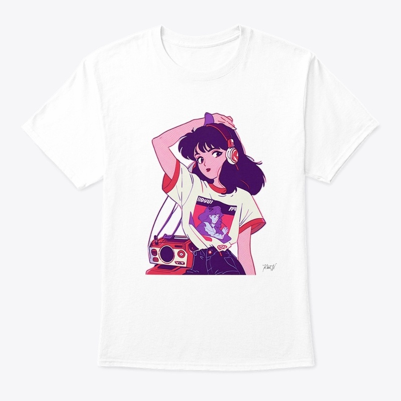 Retro anime girl