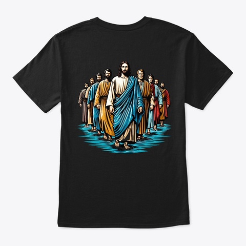 Just Believe Black T-Shirt Back