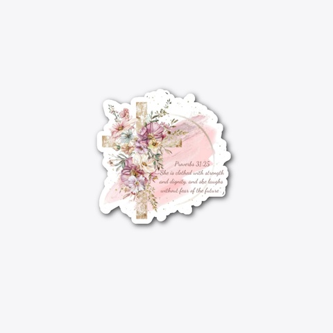 Proverbs 31 Sticker  Standard Camiseta Front