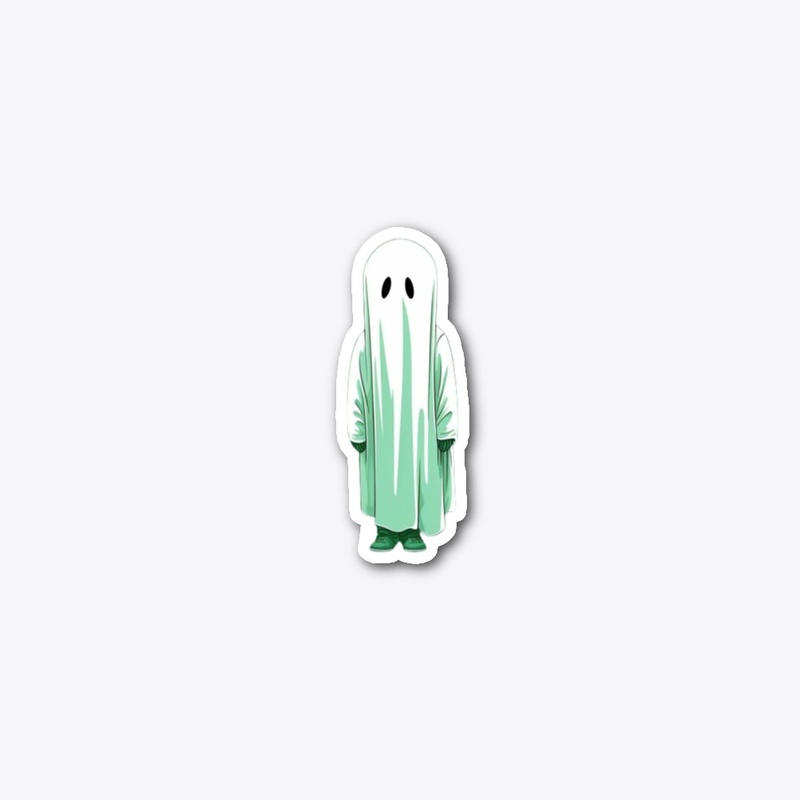 Colorful Cute Ghost hoodie-"