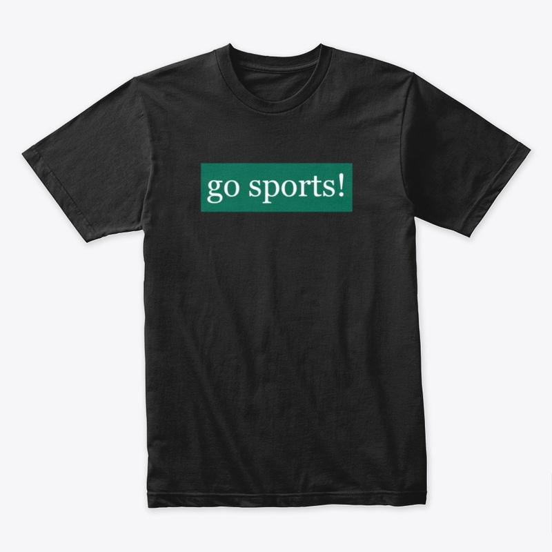 Go Sports Written in White on Green