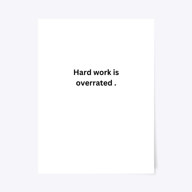 Hard work