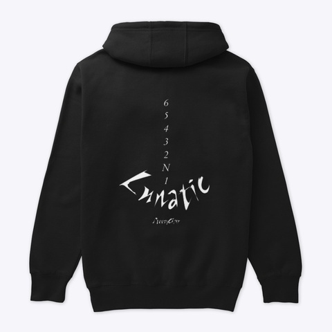 Lunatic Black T-Shirt Back
