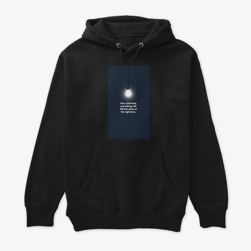 Have Faith Inspirational Black T-Shirt 