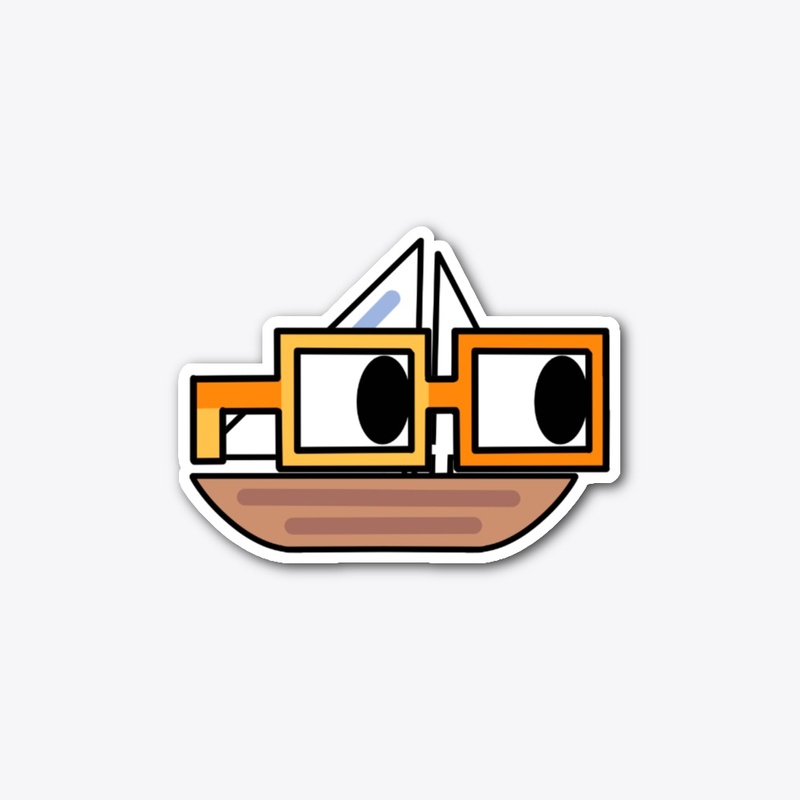 Sailboat Noundles Sticker