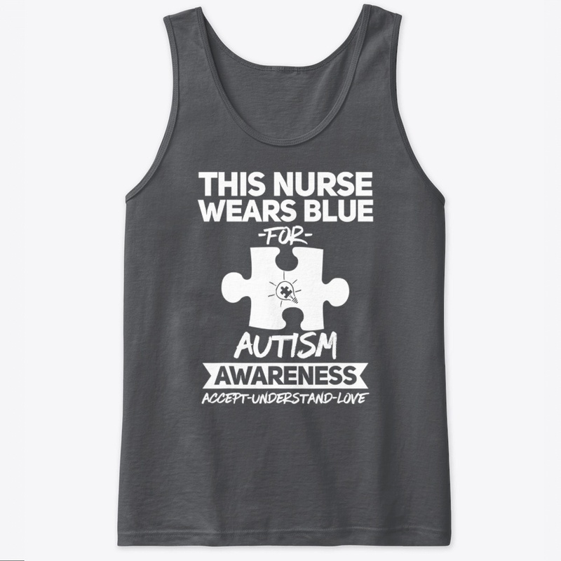 This Nurse Wears Blue Autism Awareness
