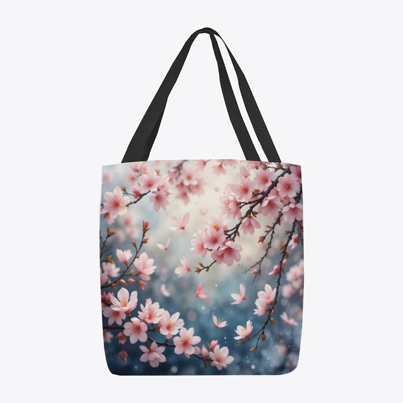 Cherry blossoms fluttering
