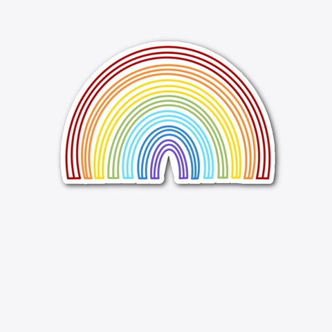 Rainbow Standard T-Shirt Front