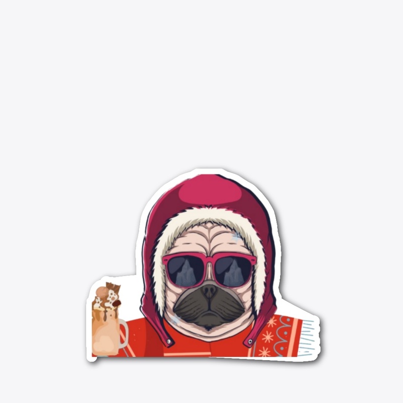 The pug in Antarctica