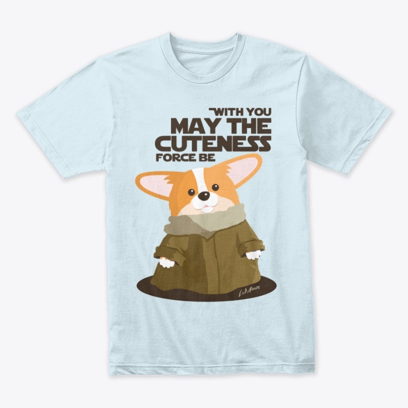 Corgi Cuteness Force-Light Blue-Premium