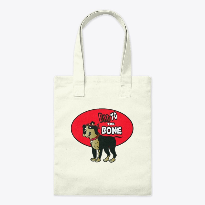 Bad To The Bone Cute Retro Dog