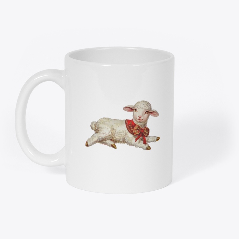 Christmas lamb Mug