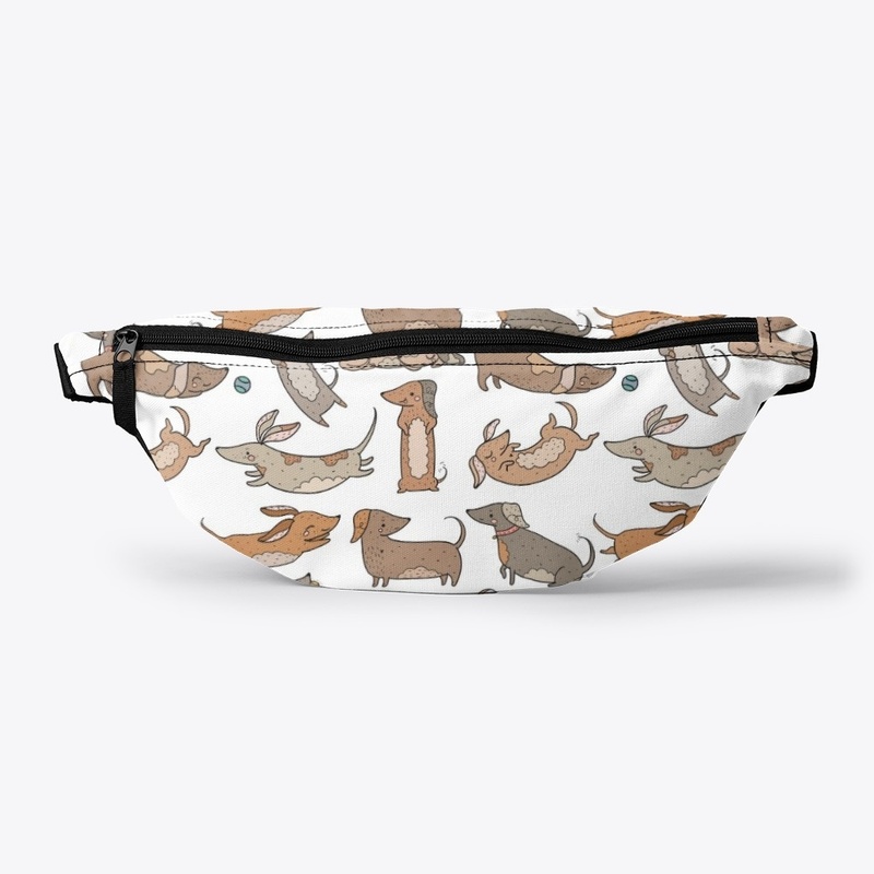 Cute Doxie Pattern Funny Pack