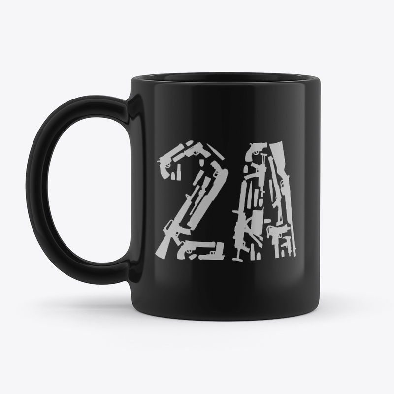 2A Guns/Firearms Mug (Black)