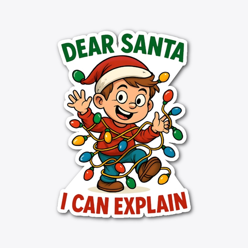 Dear Santa I can explain, T-shirts, mug