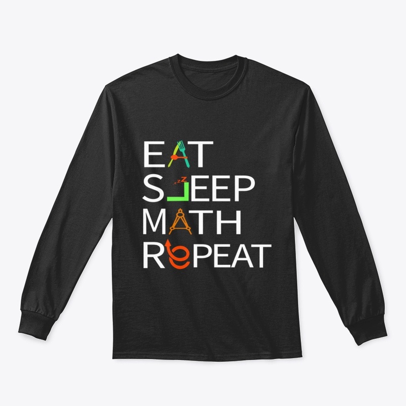 Eat sleep math repeat math lover gifts