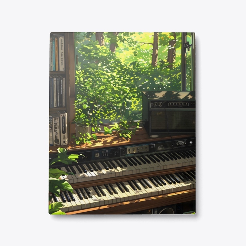 Metal Print Musical Sanctuary