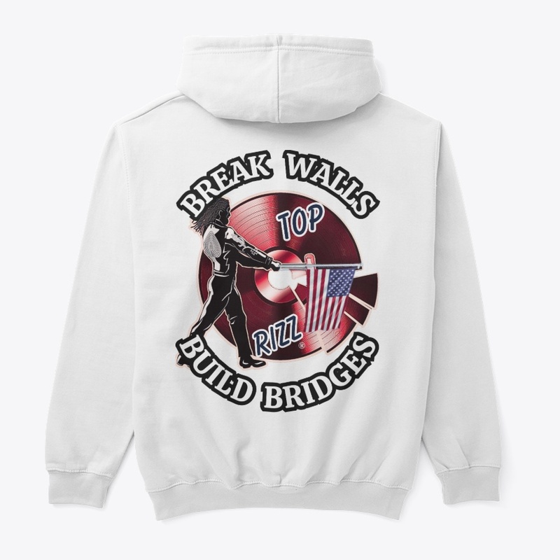 TOP RIZZ LOGO: BREAK WALLS BUILD BRIDGES